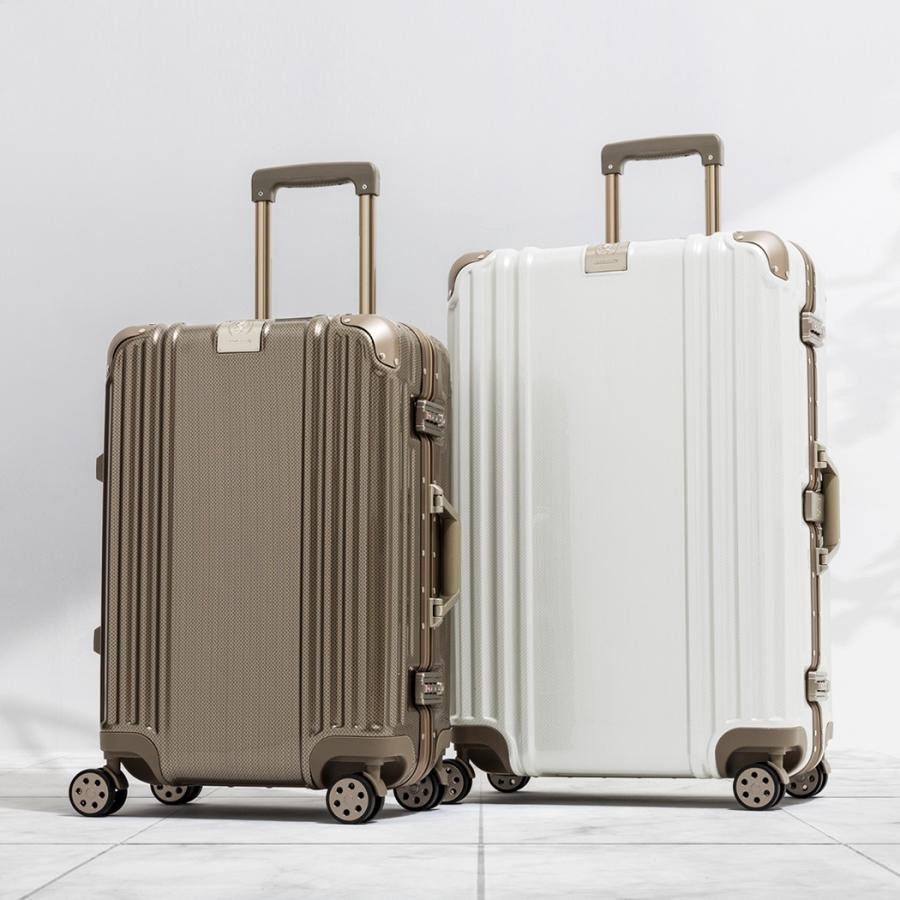 スーツケース キャリーケース キャリーバッグ トランク 中型 超軽量 Mサイズ 静音 ハード アルミ フレーム レジェンドウォーカー 5509-57