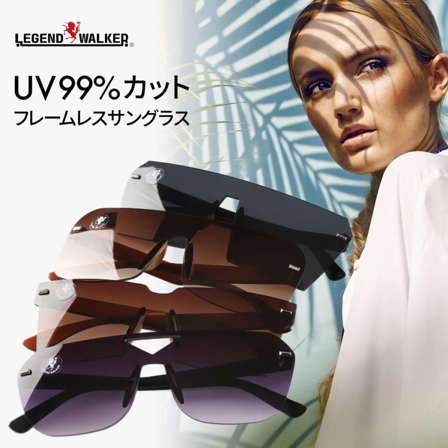 LEGEND WALKER カラーレンズ サングラス UVカット 紫外線予防 レジェンドウォーカー メンズ レディース グラデーション ブランド おしゃれ メガネ 運転用 9119｜marienamaki｜02