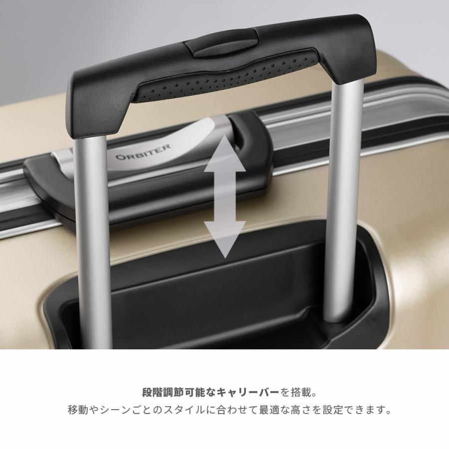 Ace（エース） スーツケース バッグ 中型 軽量 キャリー ハード シボ