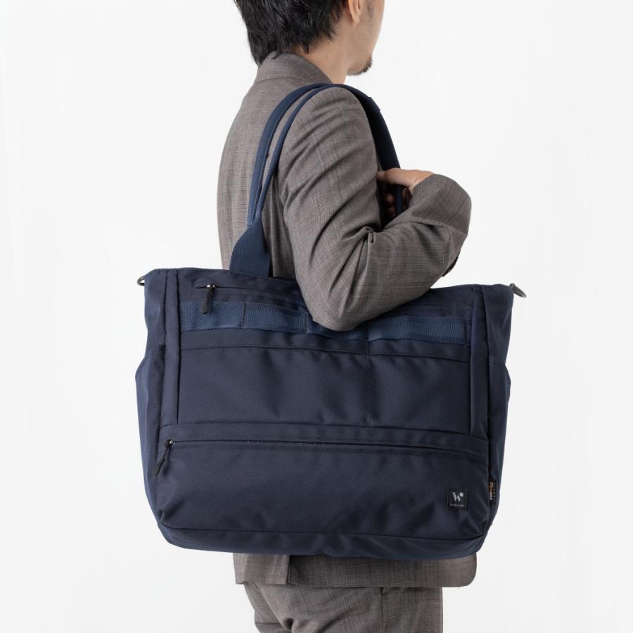 エース　ビジネスバッグ　ネイビー ビジネスバッグ メンズ エース ace. ポリアス トートバッグ 20リットル
