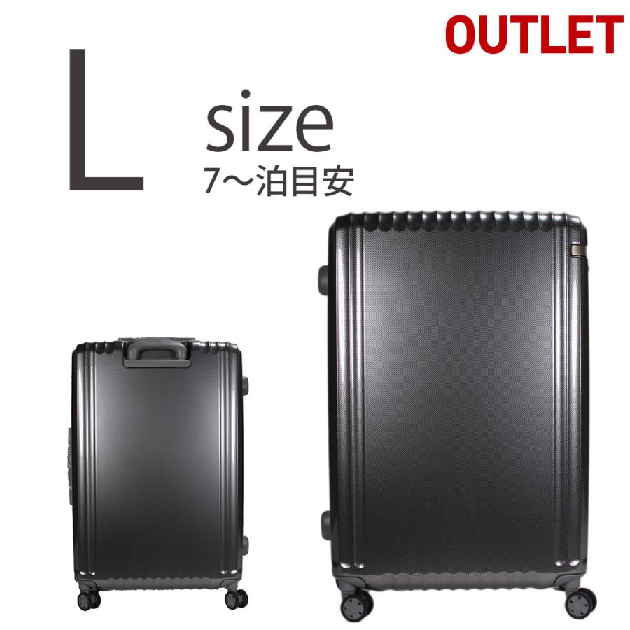 アウトレット スーツケース キャリーケース キャリーバッグ Lサイズ