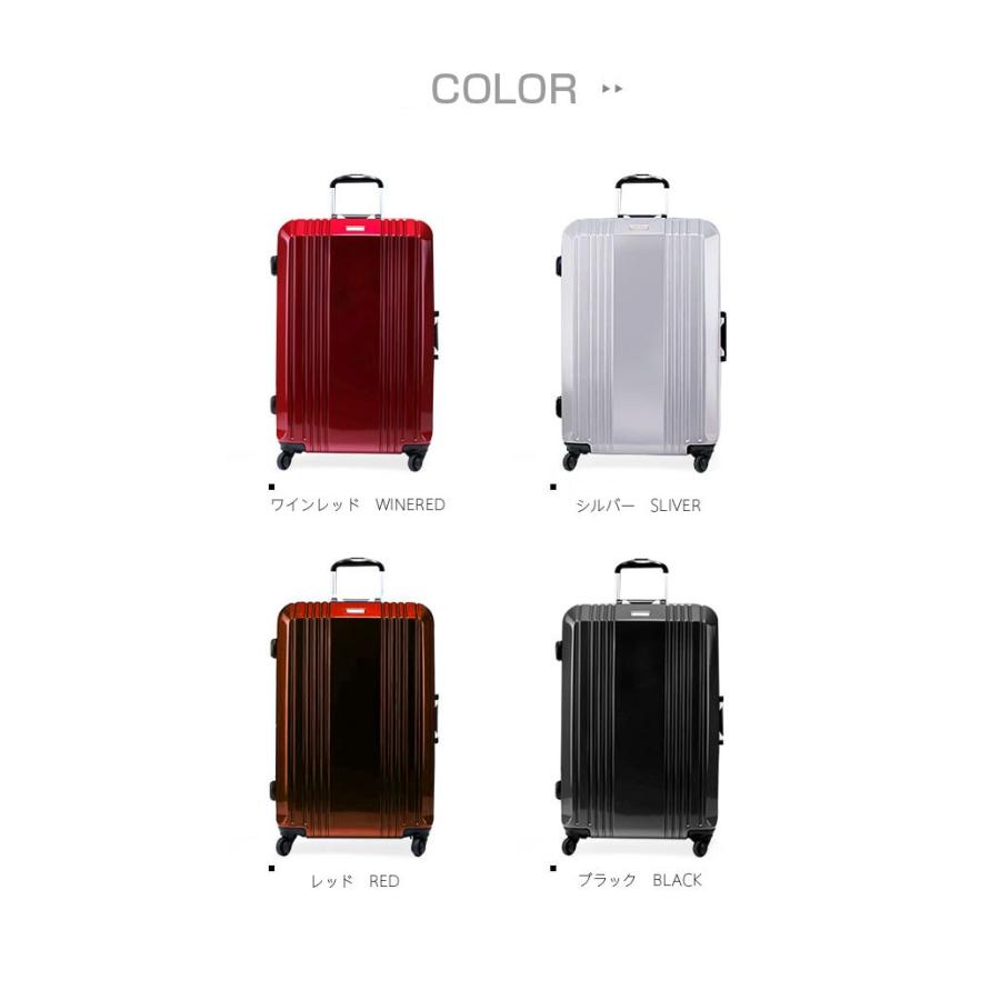 スーツケース キャリーケース キャリーバッグ 軽量 Mサイズ 中型 TSA