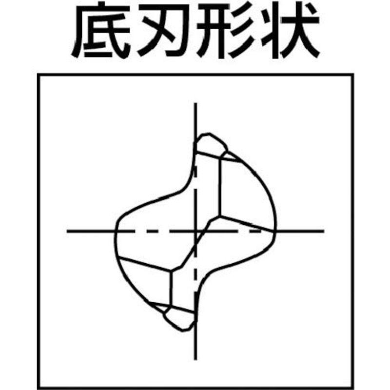 OSG　超硬エンドミルWXスーパーコート(高精度ブルノーズ)　3100304　WXSCPR0.3XR0.05X1X3