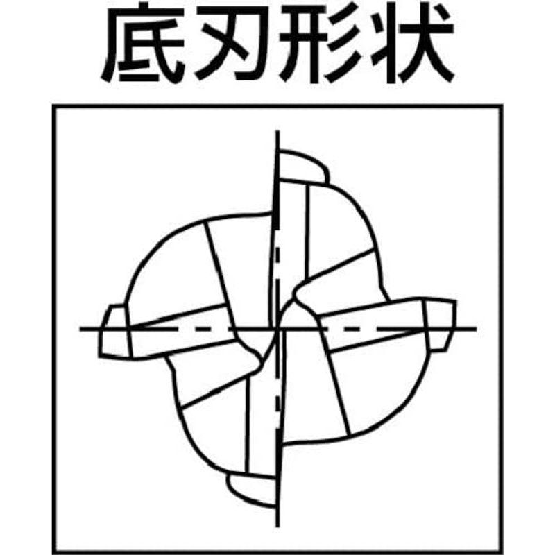 OSG　“FXコート　チタン合金加工用不等リードエンドミル&quot;(4枚刃)　UVXTI4FL12XR2.5X36