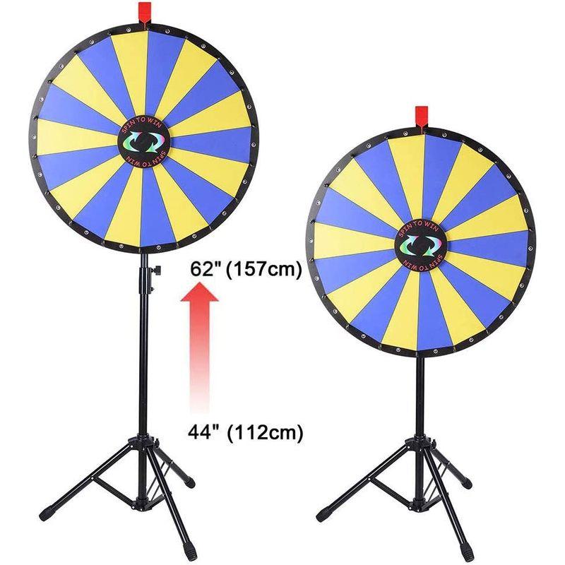 WinSpin LED ルーレット 24インチ 三脚 高さ調節 ルーレットホイール 回転 罰ゲーム 抽選 パーティゲーム ルーレットゲーム ルーレット LED 24インチ 三脚 高さ調節 ルーレットホイール 回転 罰ゲーム 抽選 パーティゲーム ルーレットゲーム 約