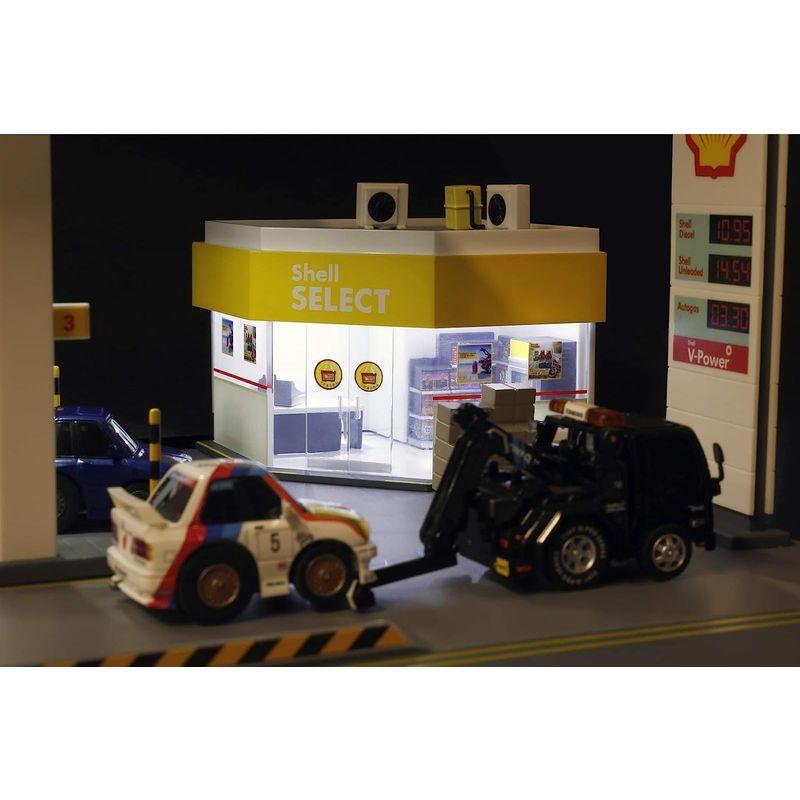 新品　TINY Q Shell ガソリンスタンド ジオラマ BQ8 新品 TINY Q Shell ガソリンスタンド ジオラマ BQ8 - メルカリ