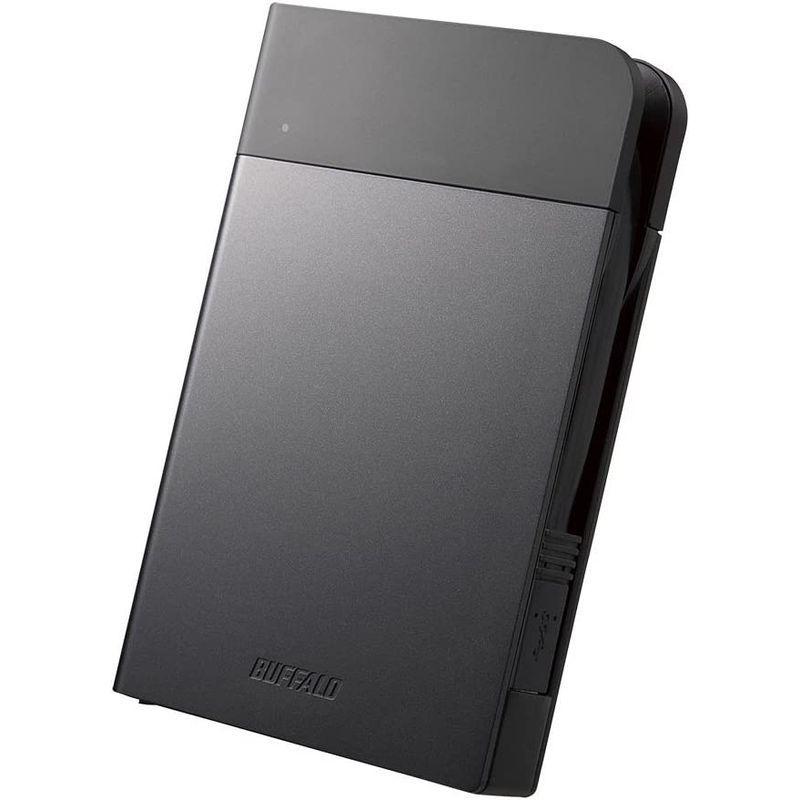 BUFFALO USB3.1(Gen1)対応 耐衝撃ポータブルHDD 2TBブラック HD-PZF2.0U3-BKA