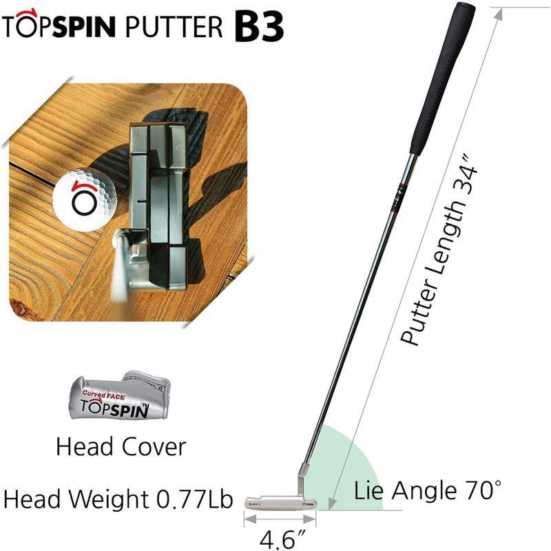 JamesMilr (ジェームズ・ミラー) TOPSPIN パター ブレード 3 イージーパター ジェームズ ミラー TOPSPIN パター ブレード イージーパター