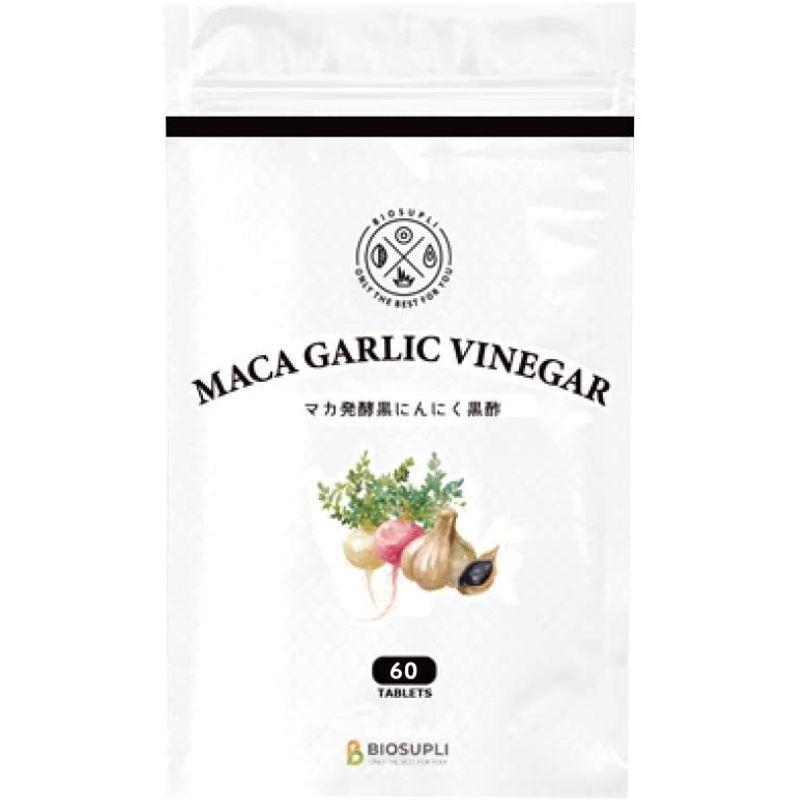 バイオサプリ マカ発酵黒にんにく黒酢 (60粒×6袋)