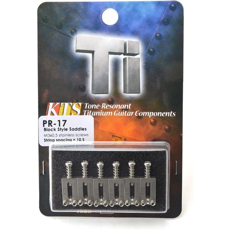 KTS チタンパーツ PR-17 ブロックタイプサドル (10.5mm)