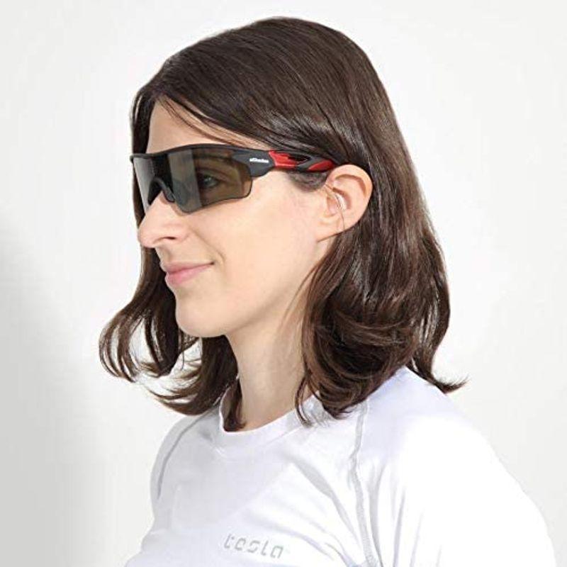 瞬間調光サングラス eShades（イーシェード）Red/Black (レッド) eShades イーシェード Red/Black レッド