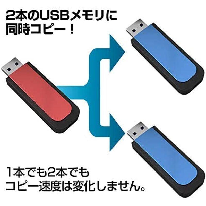 U-Reach Japan UB300 1:2 USBデュプリケータ USBメモリのコピー、消去が可能な小型デュプリケータ。1個のUSBメモ Reach Japan UB300 USBデュプリケータ USBメモリのコピー 消去が可能な小型デュプリケータ 1個のUSBメモ