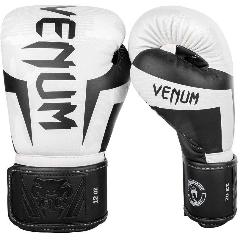 低価格のVenum Elite ボクシンググローブ ホワイト 迷彩 10オンス