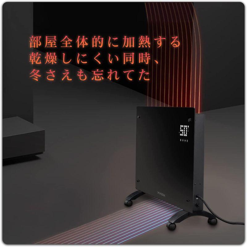 XVOOX 電気パネルヒーター 対流式 暖房 空間加熱 PC/タブレット XVOOX 電気パネルヒーター 対流式 暖房 空間加熱 PC/タブレット