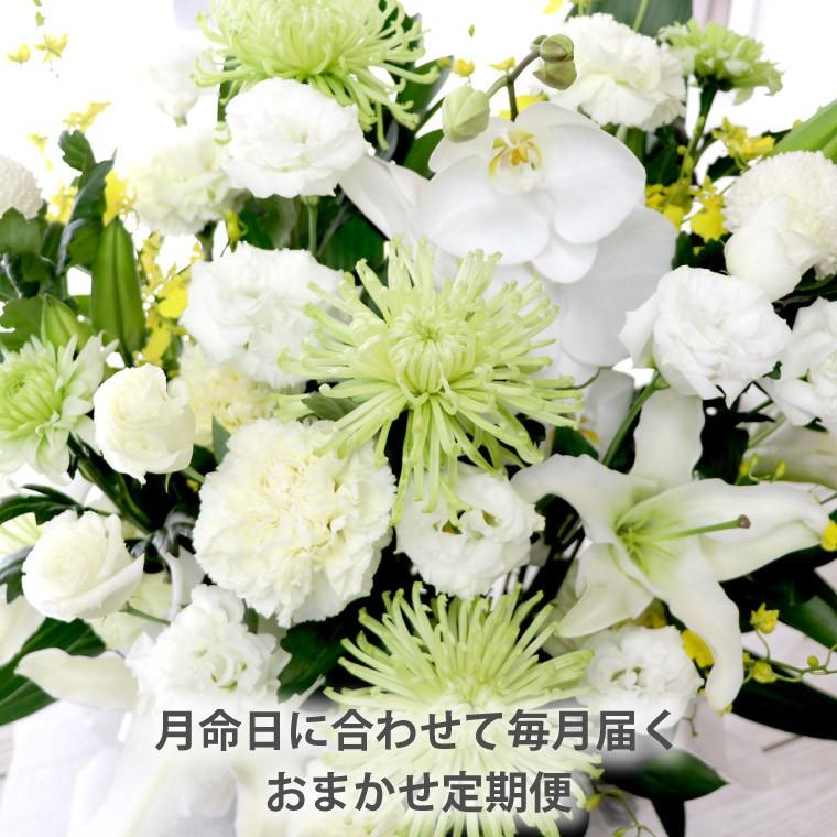 メーカー直送 お盆 お供え 花 定期便 月命日 虹コース3ヶ月 お悔やみ 生花 供花 仏花 花束 49日 法要 フラワー アレンジ アレンジメント 季節の花 お花 宅配