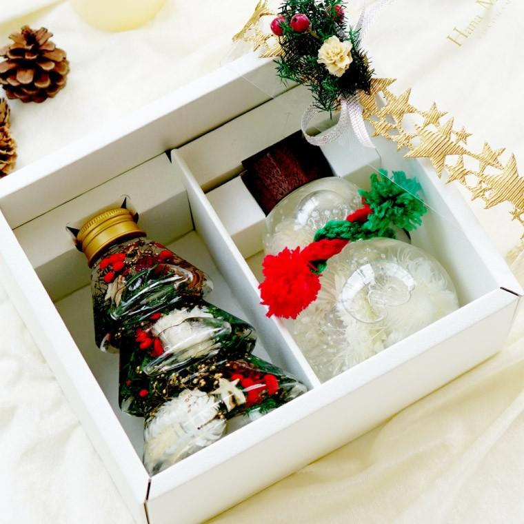 クリスマス ツリー 飾り ウィンター ハーバリウム 2本 ギフト セット 送別会 プレゼント おしゃれ 女性 男性 子供 誕生日 花 雪だるま 置物 Hrb 21 横浜花まりかフラワーギフト専門店 通販 Yahoo ショッピング