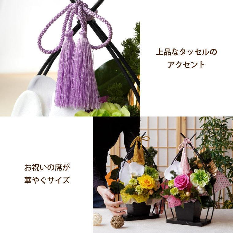 還暦祝い 赤 花 プレゼント 和風 花かご寿 プリザーブドフラワー 還暦祝い 赤 花 プレゼント 和風 花かご寿 プリザーブドフラワー
