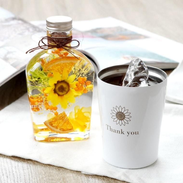 母の日 花 ギフト ひまわり ハーバリウム タンブラー セット 向日葵 ヒマワリ 誕生日 プレゼント おしゃれ 雑貨 女性 30代 40代 50代 Set Hrb 05 横浜花まりかフラワーギフト専門店 通販 Yahoo ショッピング