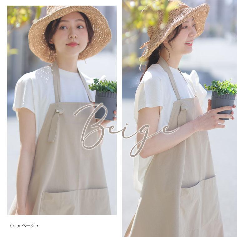 大きいサイズ レディース 小物 スタッフおもちが作りました ぽっちゃりさん専用 綿100％ナチュラルエプロン オリジナル エプロン ガーデニング LL 3L 4L | A HAPPY MARILYN | 15