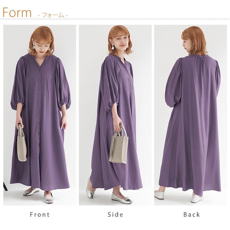 大きいサイズ レディース ワンピース 長袖 ロング丈 LAVEANGE ラビアンジェ ボリュームスリーブ シャツワンピ 秋服 秋冬 30代 40代 50代 ファッション :859508:大きいサイズ レディース マリリン 通販 ラビアンジェ ケープカラー フレアワンピース ブラック 4Lサイズ