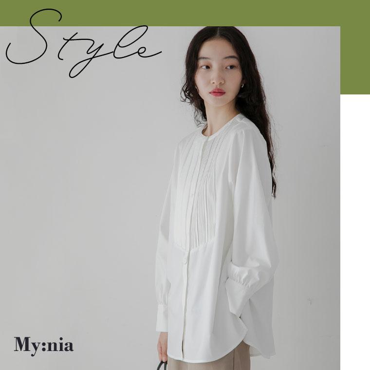 大きいサイズ レディース ブラウス LUMFORLE produced by My:nia