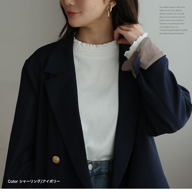 大きいサイズ レディース トップス スゴっ 裏技 首元苦しくない 選べるネック リブ トップス 抗菌防臭 トップス プルオーバー LL 3L 4L 5L 6L 長袖 A |  | 12