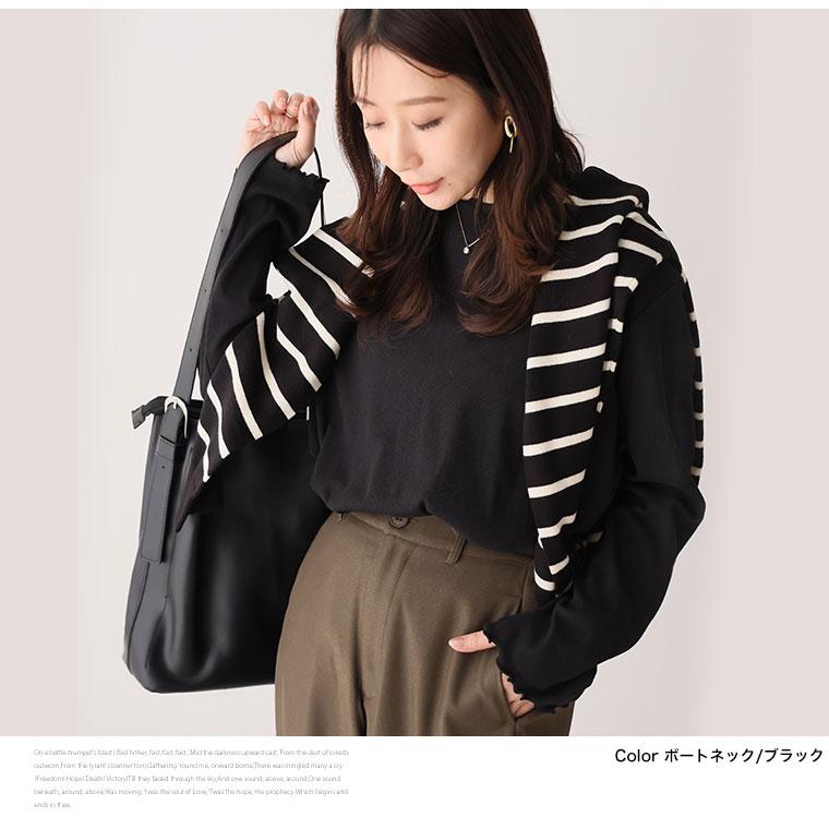 大きいサイズ レディース トップス スゴっ 裏技 首元苦しくない 選べるネック リブ トップス 抗菌防臭 トップス プルオーバー LL 3L 4L 5L 6L 長袖 A |  | 18