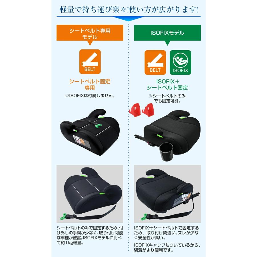 洗濯機で洗える R129ECE認証 isofix対応 ジュニアシート