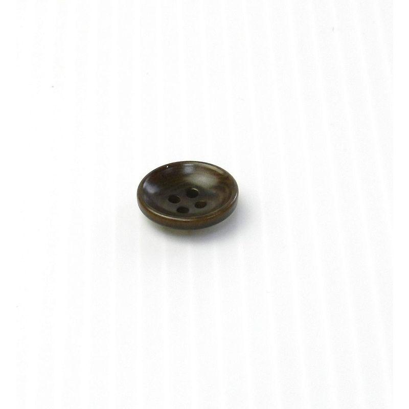 茶色ナットボタン 13.5mm 4穴 カジュアルシャツ カーディガン 最適 200個入り NUT512-13.5-BR-006