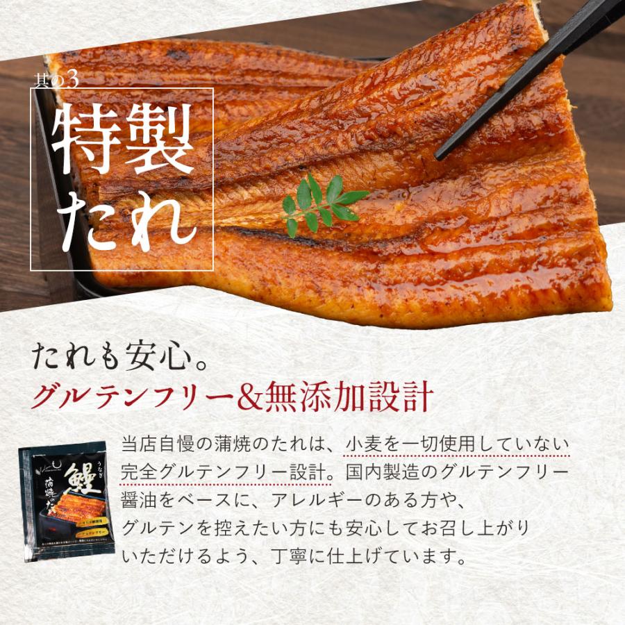 国産 無投薬うなぎ白焼き 超特大 約250g×4本 グルテンフリーのたれ プレゼント ギフト 誕生日 お祝い 贈答