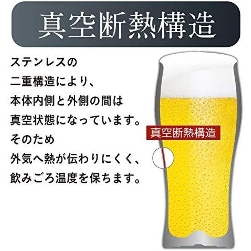 ドウシシャ 飲みごろビールタンブラー 420ml マット DSB-420MT｜marin-store｜06