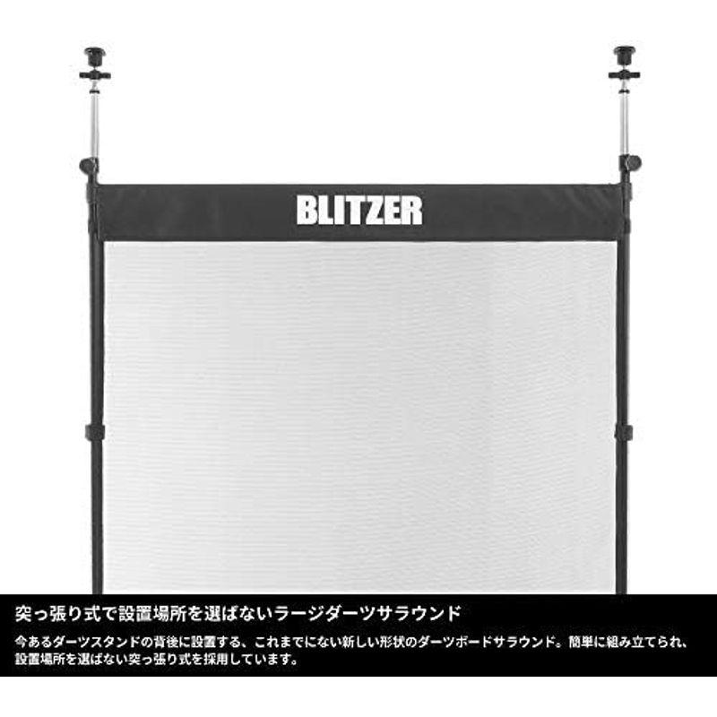 BLITZER(ブリッツァー) ダーツスタンド BSD21-BK スチールラック方式採用 本体サイズ: 約 202 x 61 x 36 cm｜marin-store｜06