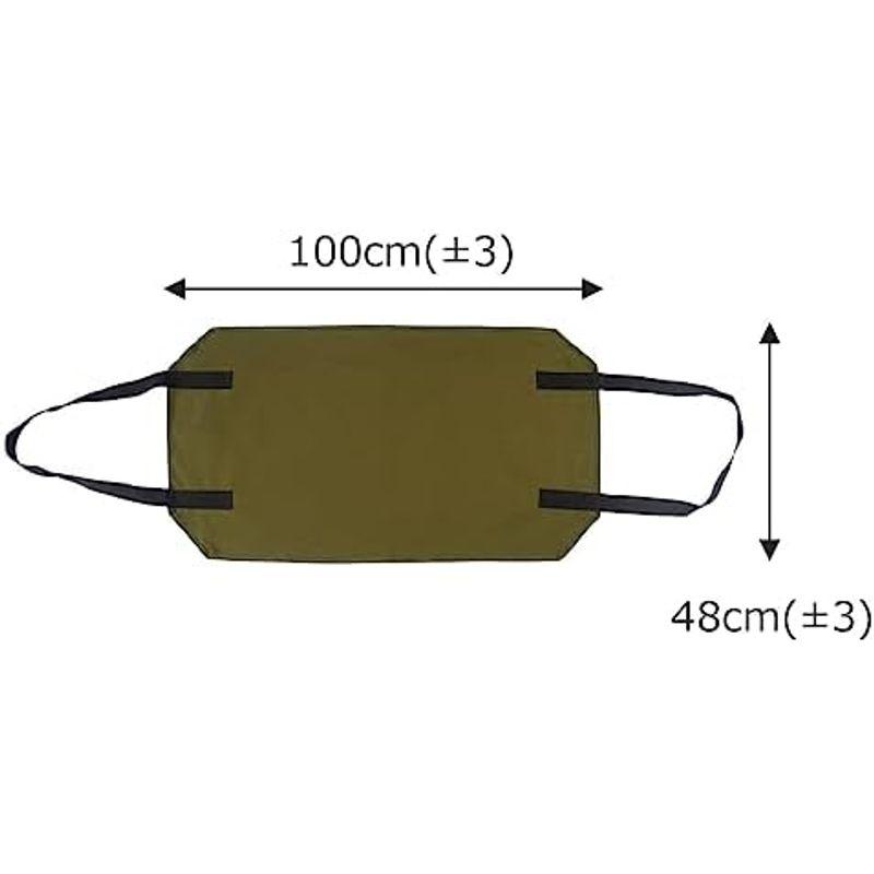 Seekdem(シークデム) シンプルな薪バッグ 薪ケース 持ち運び用 ストーブアクセサリー 帆布製 大容量 キャンバス仕様 オリーブ SD｜marin-store｜15