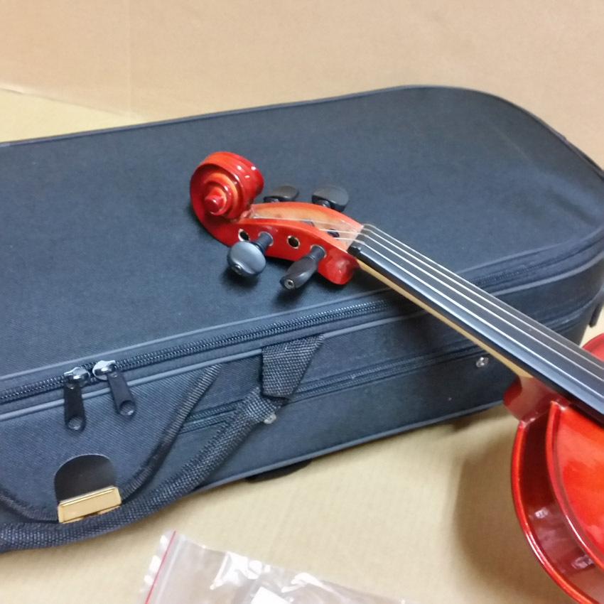 在庫処分♪ Artisan バイオリン セット 4サイズ ノンスリップペグ仕様 弓付き 送料込み♪ 弦楽器 