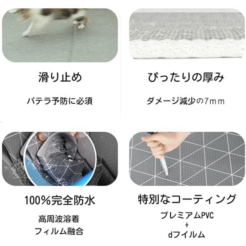✨美品✨ dfang ひっかきに強い 防水クッションマット 大型犬用マット 猫マット ねこマット 折りたたみ式マット 犬用マット ペットマット 滑らな 【ZYX9795388138】(34969円)