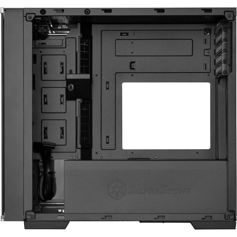 匿名配送 SilverStone Lucidシリーズ 強化ガラス製PCケース SST-LD01 26001 ブラック 【2526573506】(13770円)