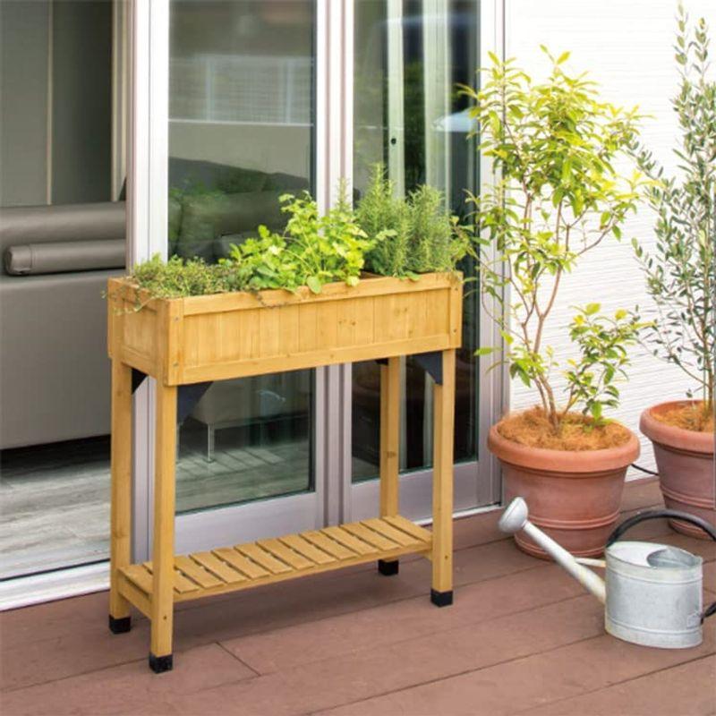 【新登場】 タカショー(Takasho) プランター レイズドベッド ハーブプランター スリム グレイウォッシュ WK-08FG 【D2336465827】(12734円)