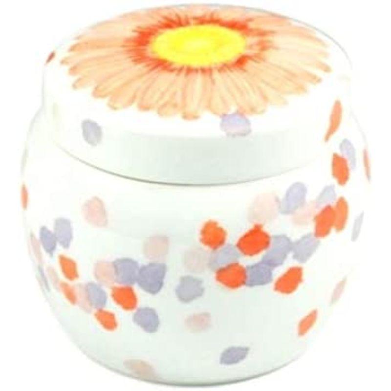 現品発送 有田焼 伯父山窯 ペット用骨壺 花吹雪 メモリアルポット ５寸(内径11.8cm) 【TM1878824009】(10240円)