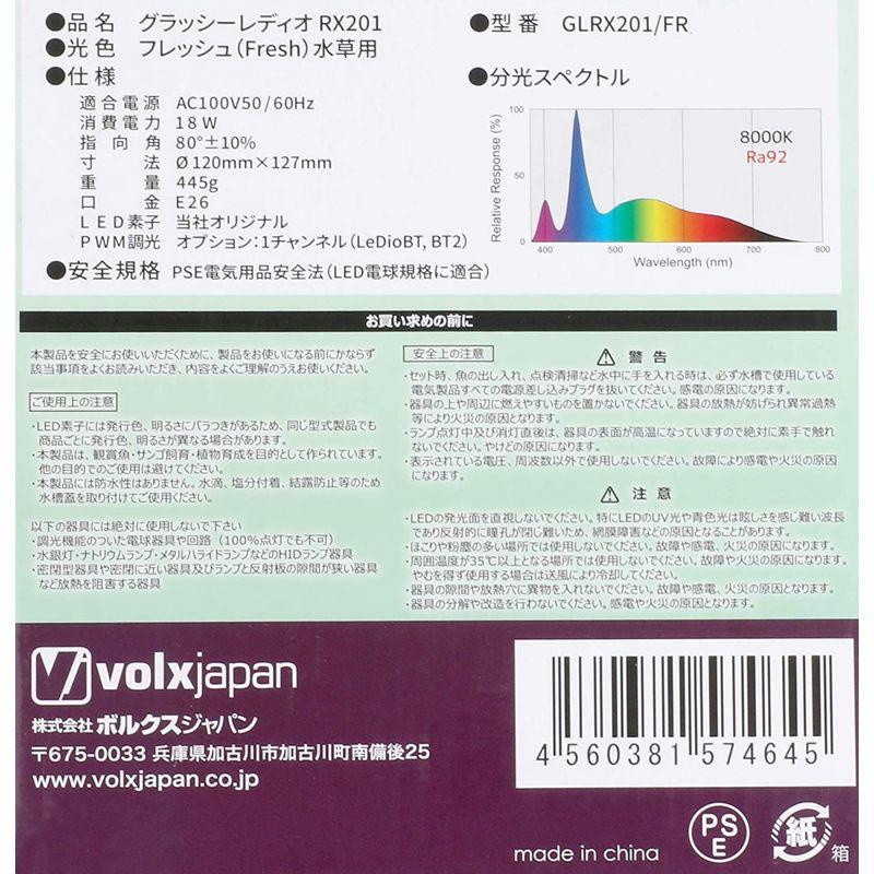 ボルクスジャパン グラッシーレディオ RX201 フレッシュ 水草用 グラッシーレディオ RX201 フレッシュ 水草用
