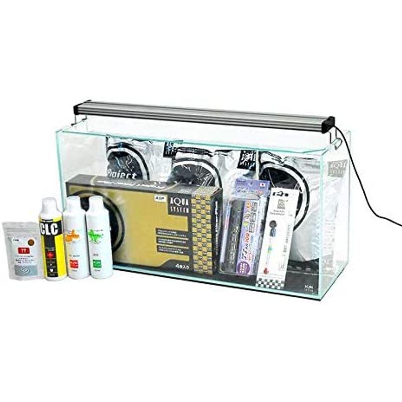 秋冬の主役◎ 水槽セット アクアシステム ASPセット 熱帯魚用 クリスティスリム600LED 50Hz 【LWH7218000846】(25768円)