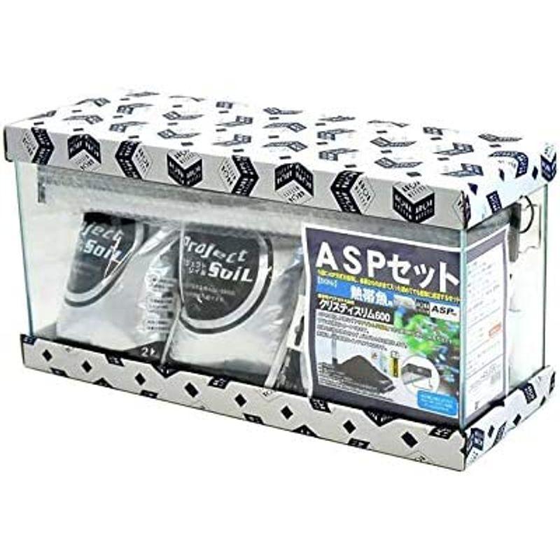 秋冬の主役◎ 水槽セット アクアシステム ASPセット 熱帯魚用 クリスティスリム600LED 50Hz 【LWH7218000846】(25768円)