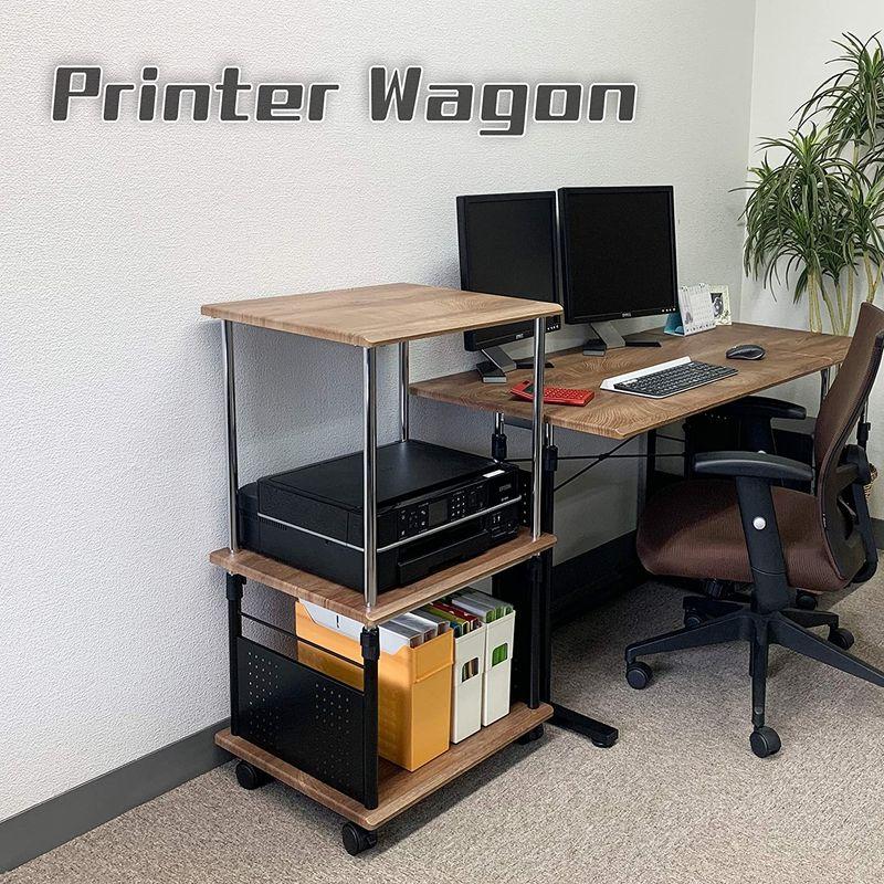 PJC-7204-WD 幅55x奥行45上下昇降 92?116cm プリンター台・プリンターワゴン・プロジェクター WD 幅55x奥行45上下昇降 116cm プリンター台 プリンターワゴン プロジェクター