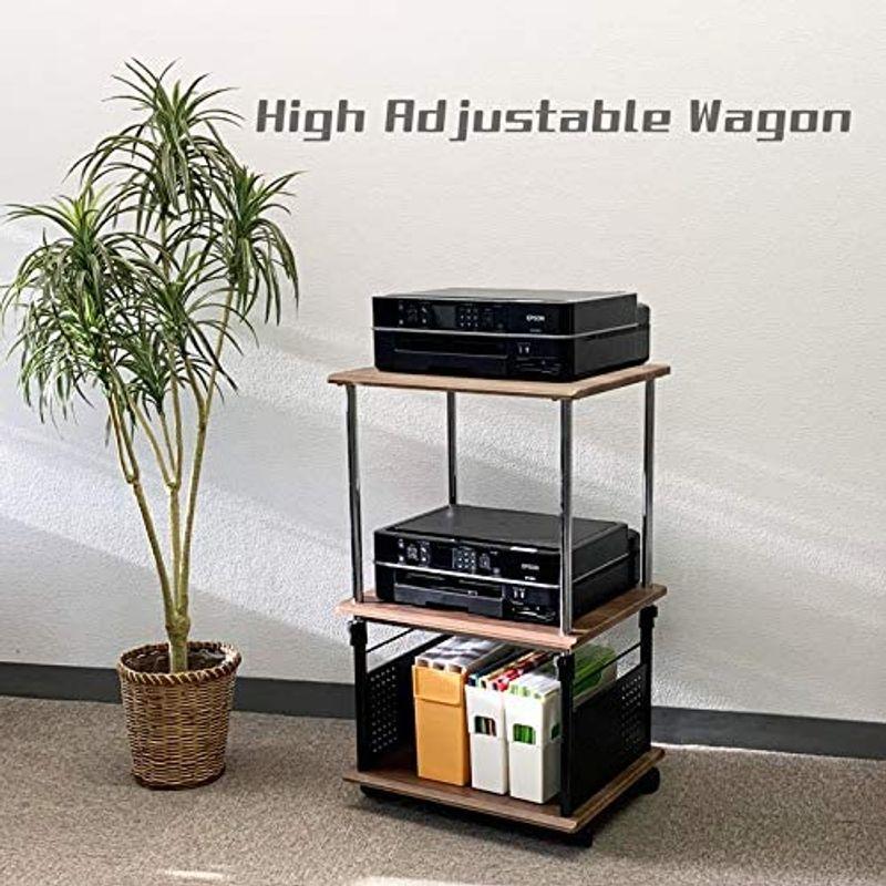 PJC-7204-WD 幅55x奥行45上下昇降 92?116cm プリンター台・プリンターワゴン・プロジェクター WD 幅55x奥行45上下昇降 116cm プリンター台 プリンターワゴン プロジェクター