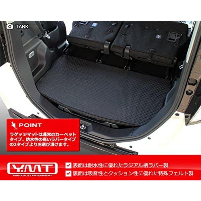 YMT　スバル　ジャスティ　900系　ラゲッジマット(ラバー)　ミックスグレー　フロア　ステップ　JST-3P-STP-LUG-R-GR