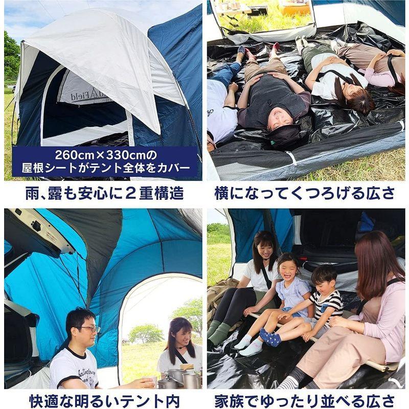 【新入荷】 LandField ランドフィールド リアゲート ハッチバックテント 車中泊テント 車と連結 屋根シート付 汎用タイプ LF-CHT020- 【IQY6706785049】(23943円)