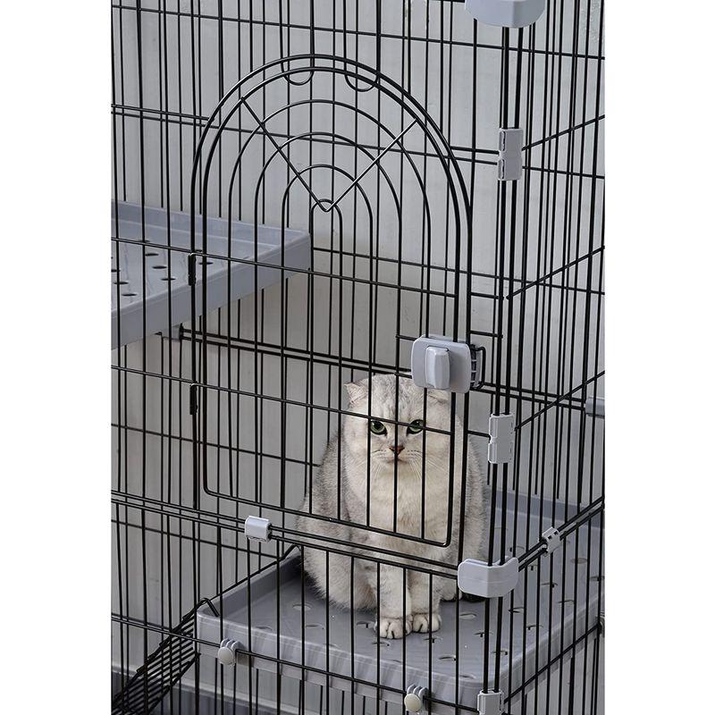 [即日発送] Freeberty 猫 ケージ キャットケージ 2段 猫ゲージ おしゃれ キャットハウス ネコ ハウス 多段 留守番 保護 脱走防止 多頭飼 【V2095916413】(11424円)