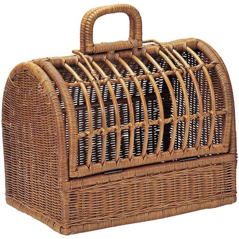 ペットパラダイス 折り畳み2つ折れコンパクトペットカート デニム風