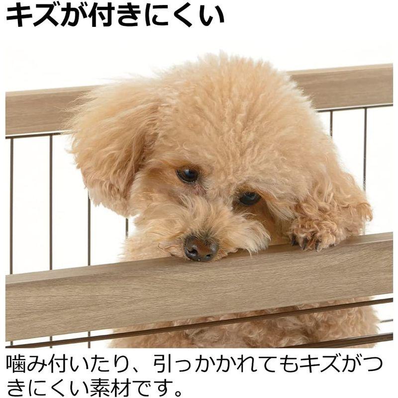 リッチェル アルミフレームペットサークル 90-60 ベージュ アルミフレームペットサークル ベージュ