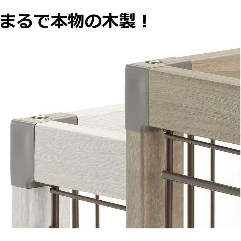 リッチェル アルミフレームペットサークル 90-60 ベージュ アルミフレームペットサークル ベージュ