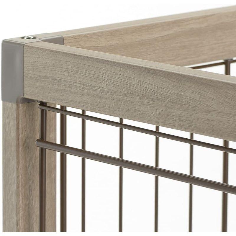 リッチェル アルミフレームペットサークル 90-60 ベージュ アルミフレームペットサークル ベージュ